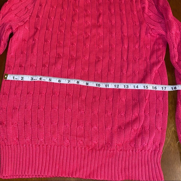 SOLD Ralph Lauren Hot Pink Sweater - Picture 9 of 11